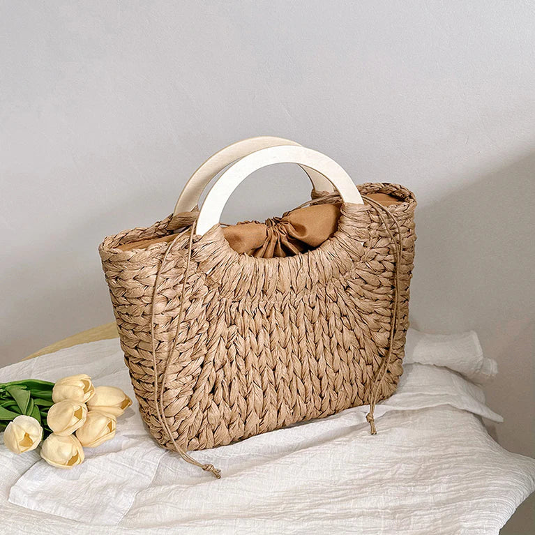 Beach Weave Handle Bag