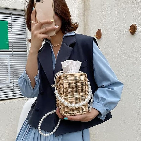 Daydream Pearl Rattan Bags