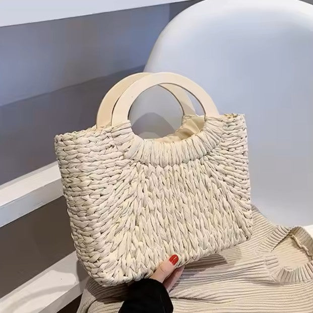 Beach Weave Handle Bag