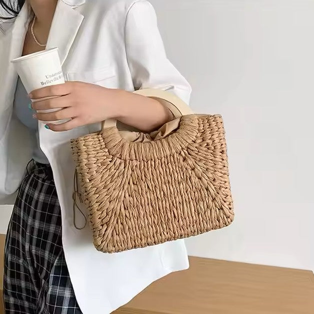 Beach Weave Handle Bag