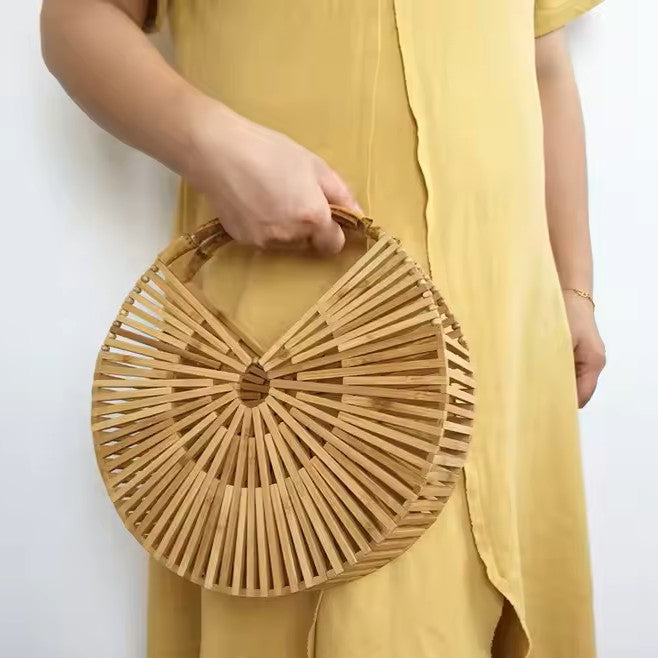 Bayside Babe Rattan Bag