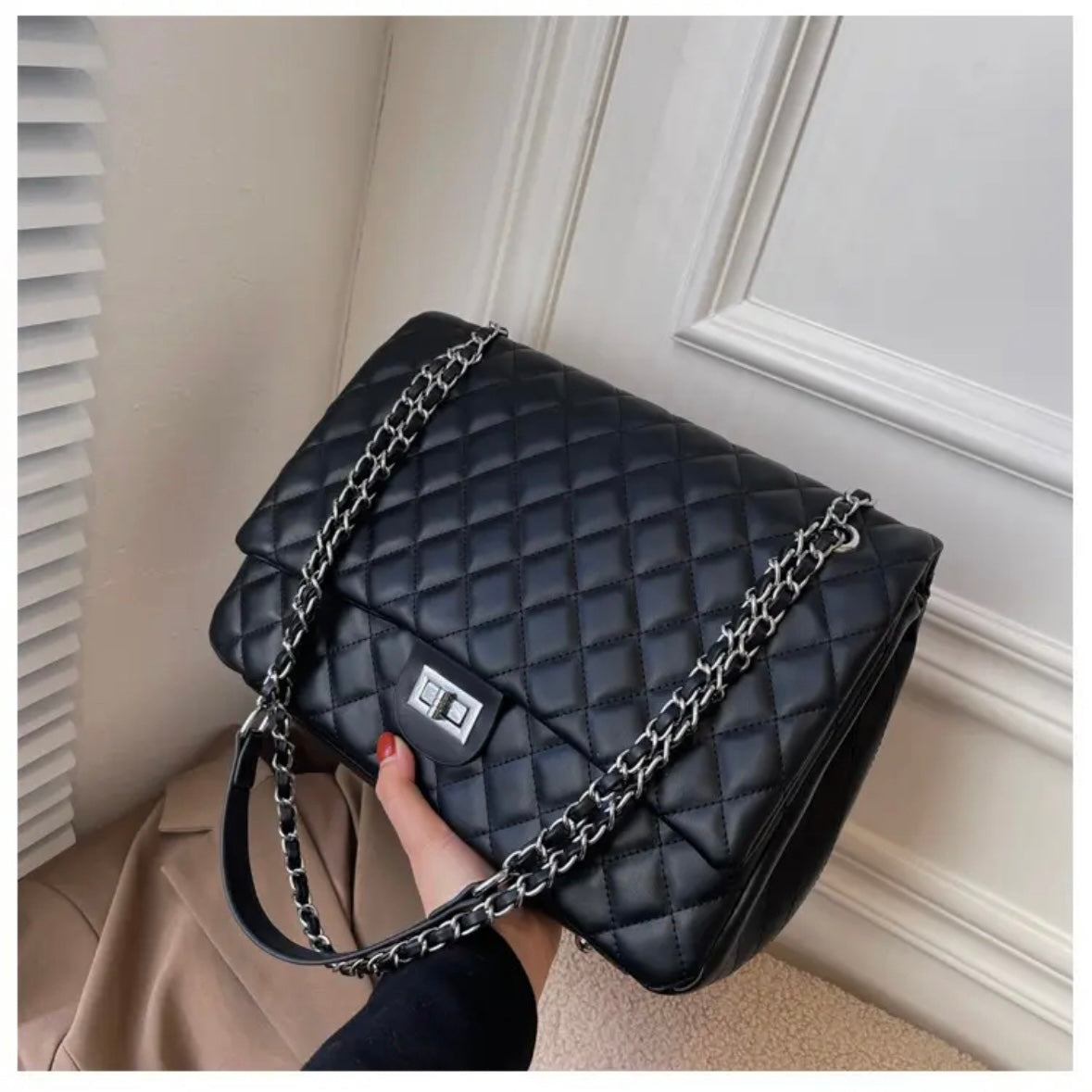 Jumbo Quilted Luxe Handbags