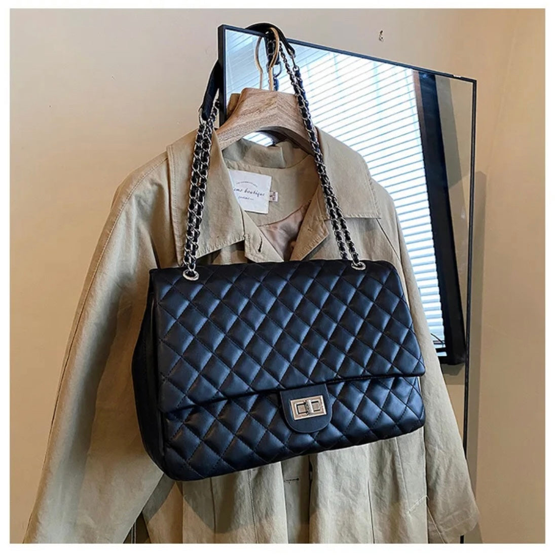 Jumbo Quilted Luxe Handbags