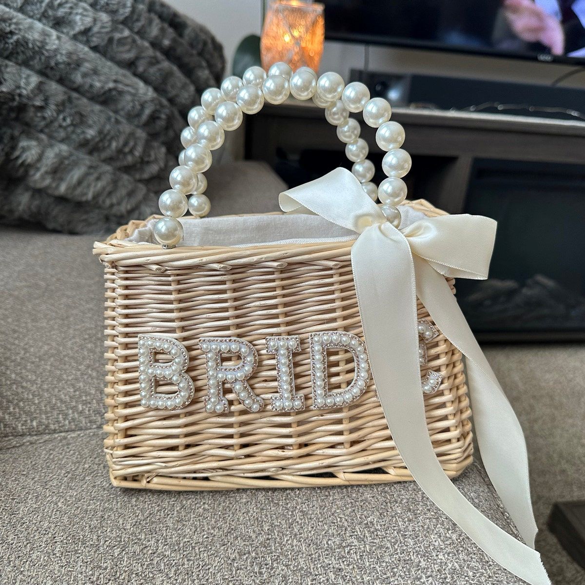 She said "YES" Rattan Bags