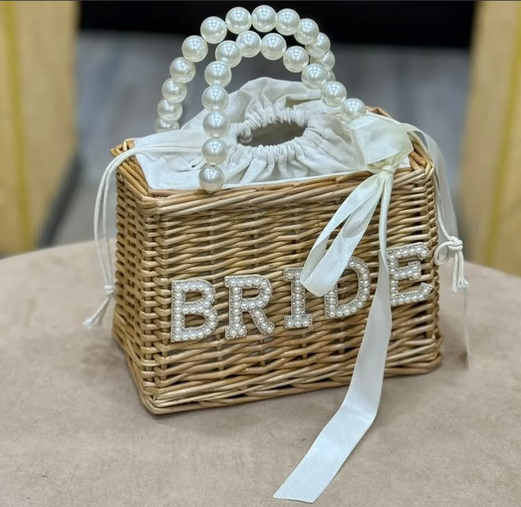 She said "YES" Rattan Bags