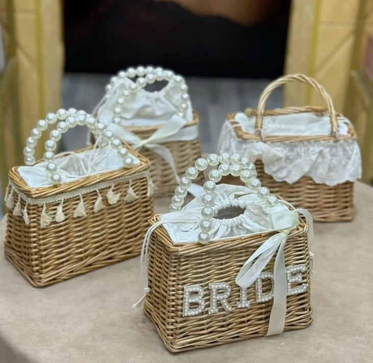 She said "YES" Rattan Bags