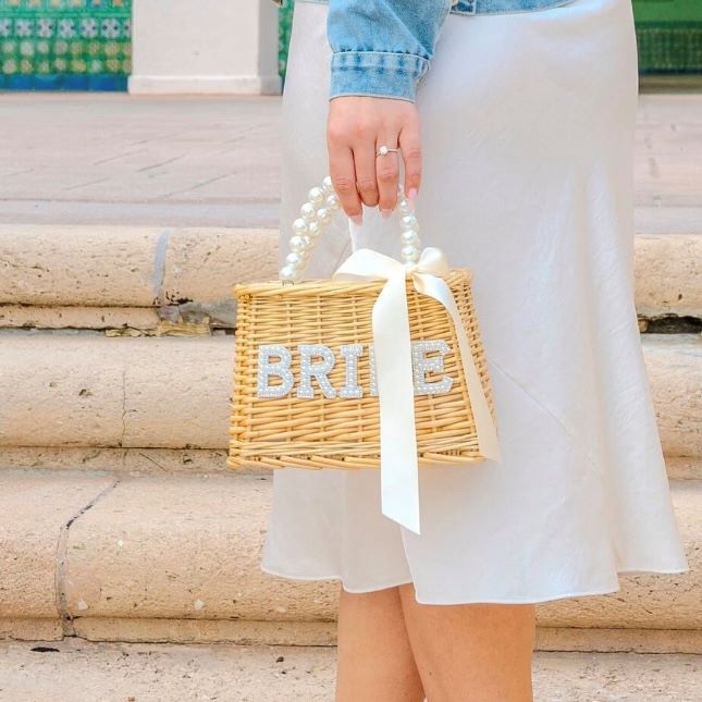 She said "YES" Rattan Bags