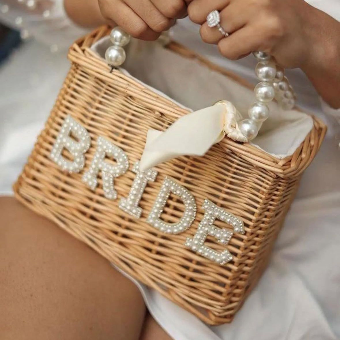 She said "YES" Rattan Bags