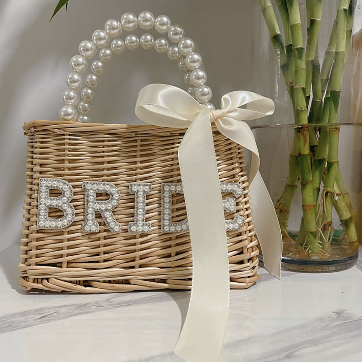 She said "YES" Rattan Bags