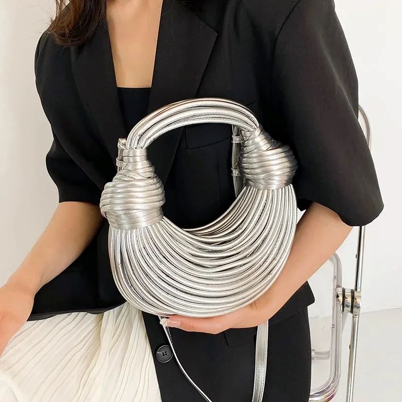 Runway Ready Knot Bags (Metallic)