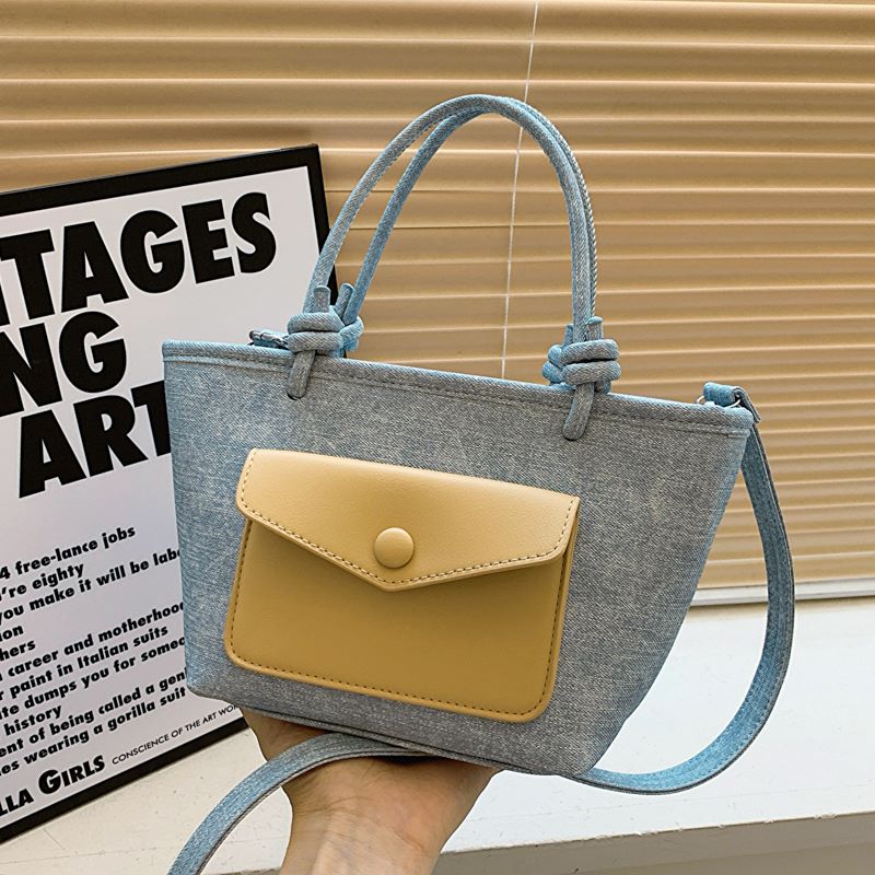 Knotty Denim Mini Handbags