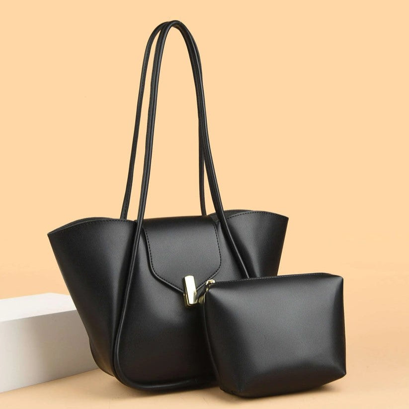 Adele Solid Medium Handbags