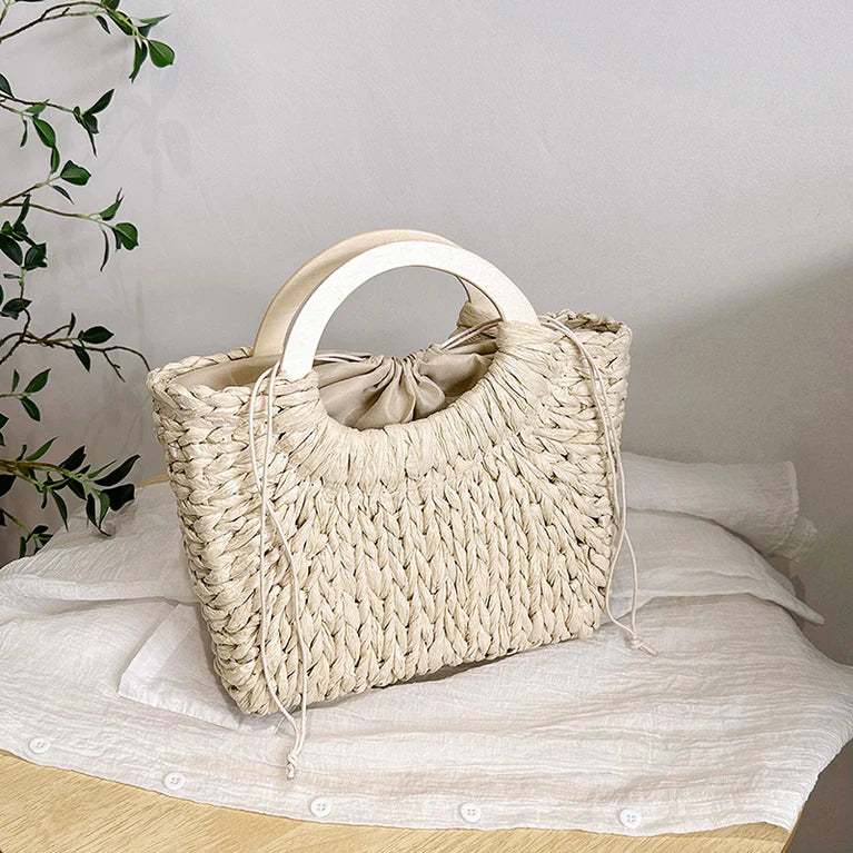 Beach Weave Handle Bag