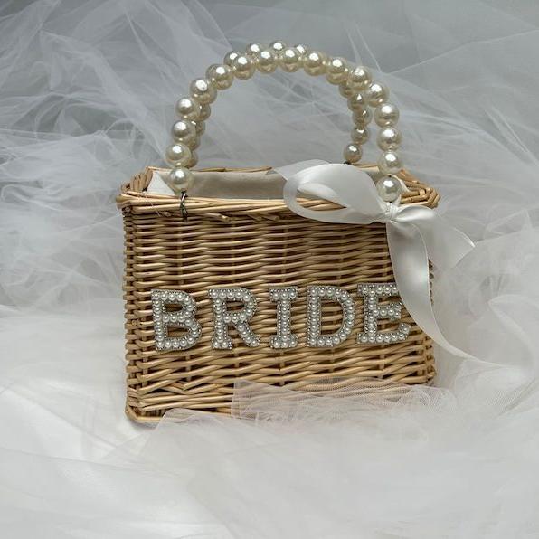 She said "YES" Rattan Bags