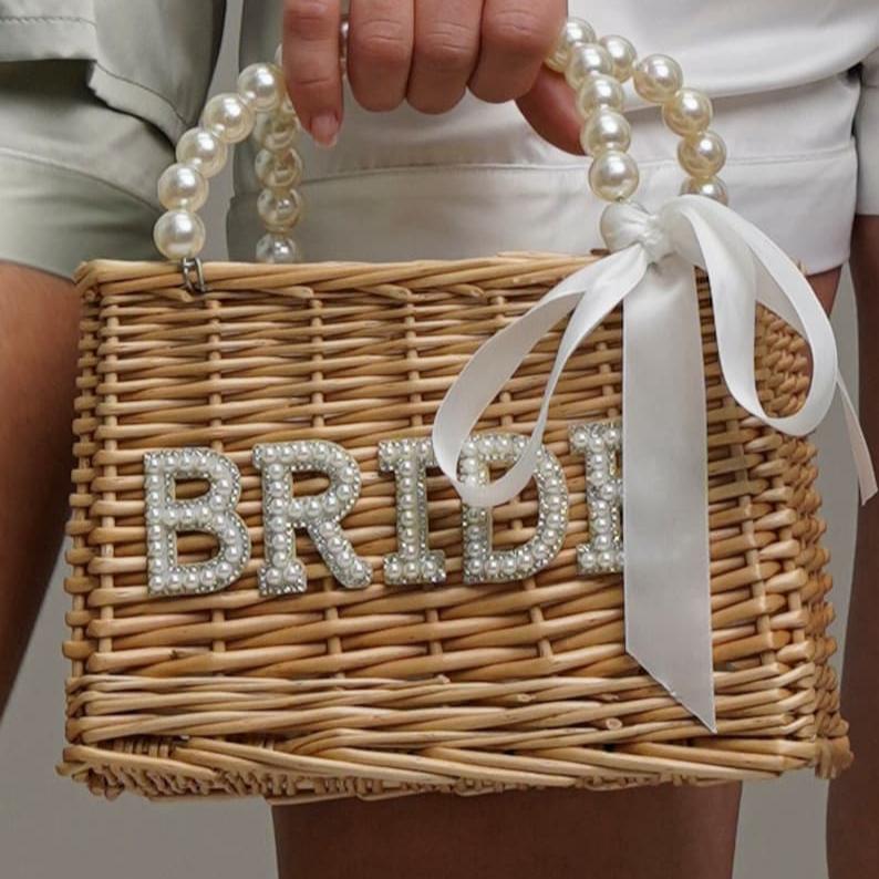 She said "YES" Rattan Bags